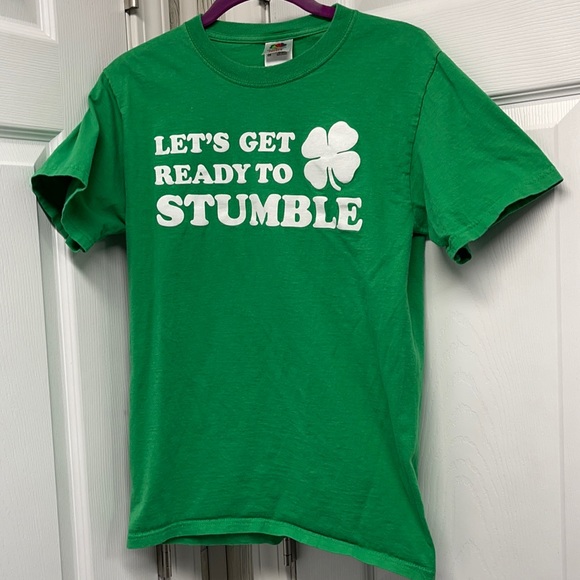 St. Patty’s Day Let’s Get Ready To Stumble Tee Shirt Small - Picture 2 of 8